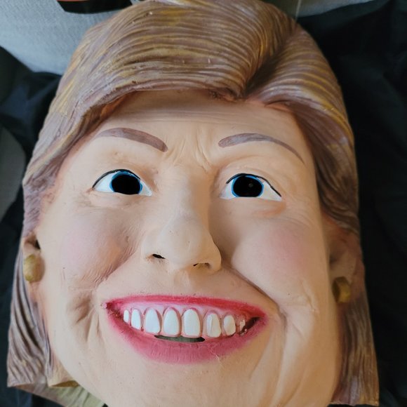 Amscan Lady President Hillary Halloween Costume Latex Mask Halloween Mask - Picture 2 of 6